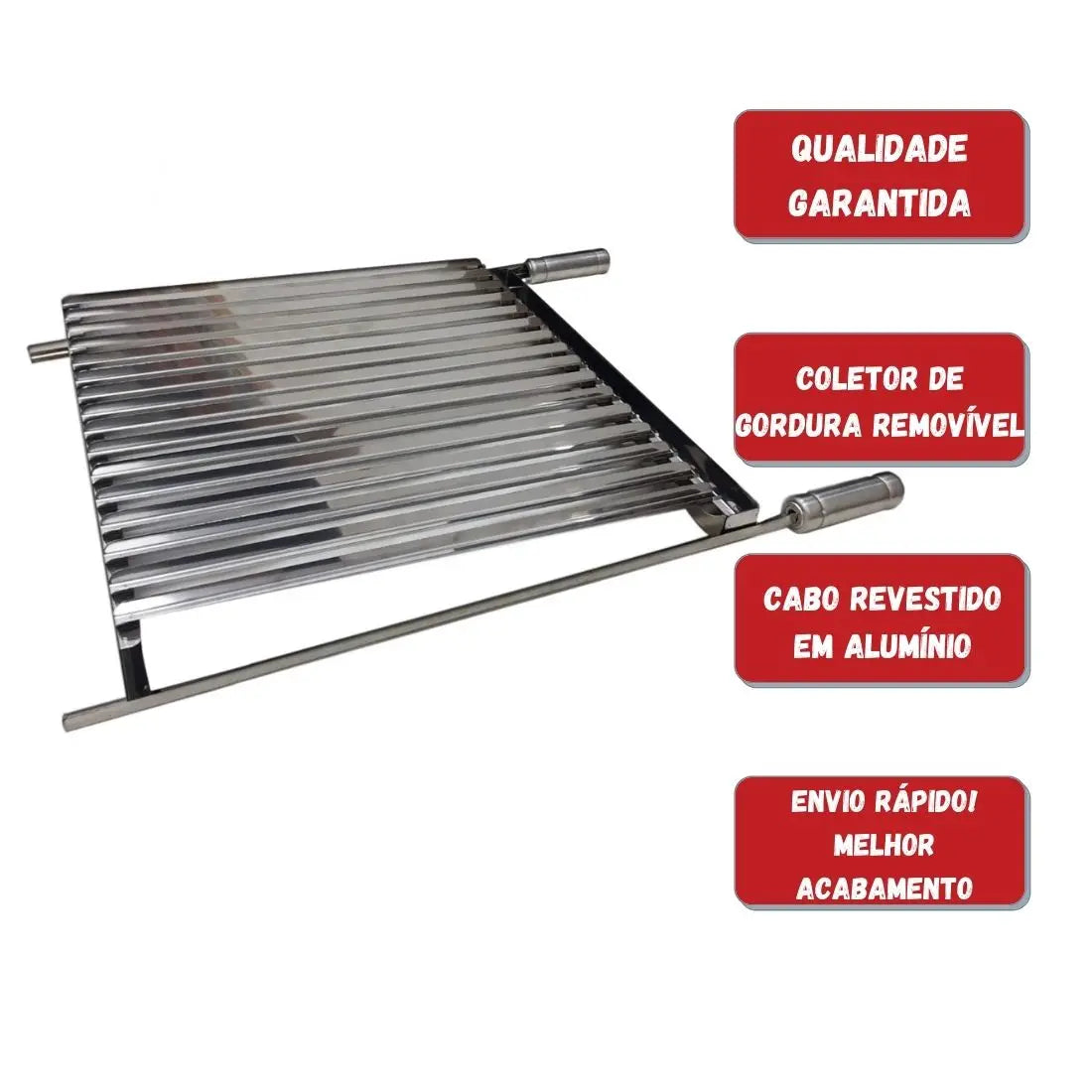 Parrilla Argentina Inox Picaneira Grill 50x40